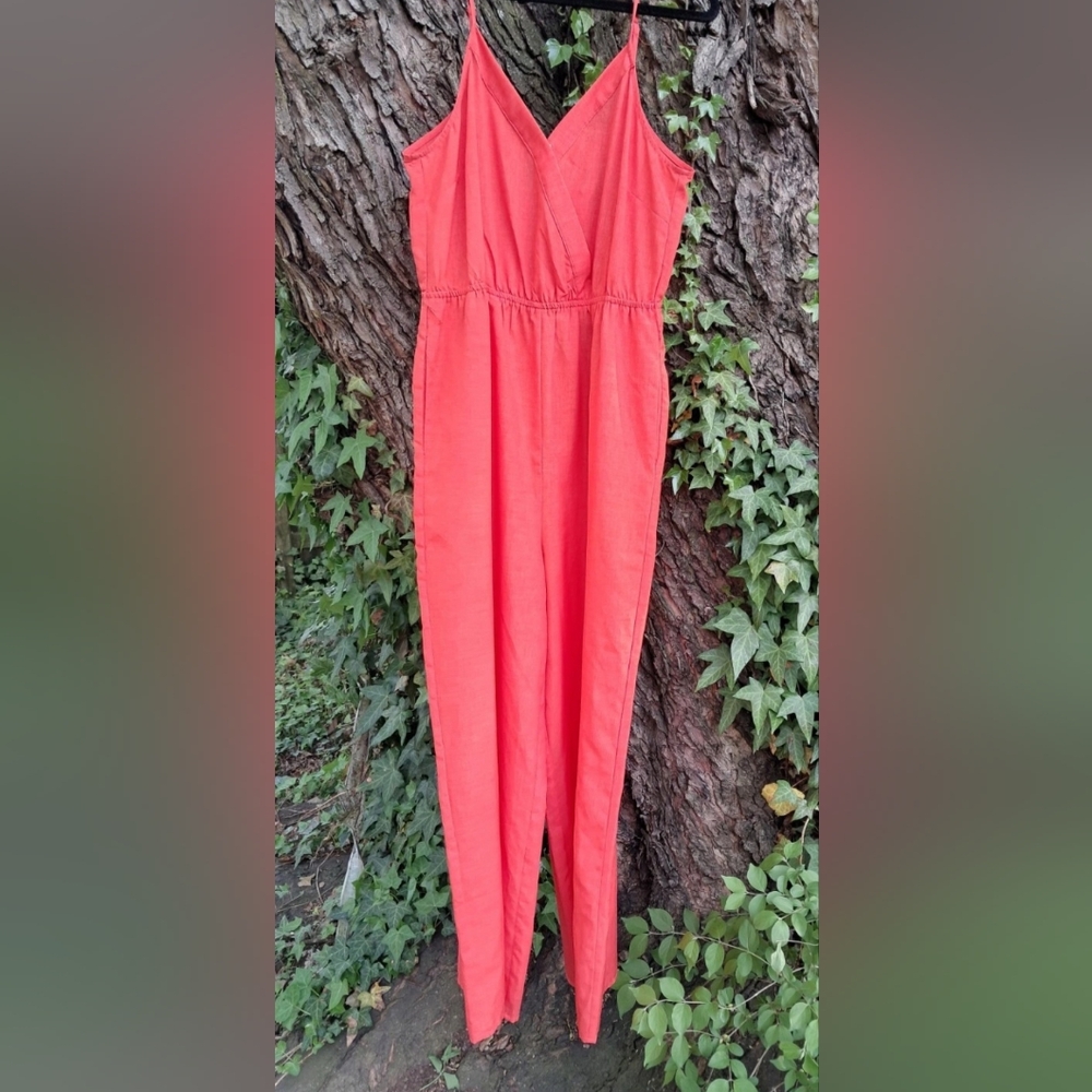 Sexy Coral Fun Womens Jumpsuit Size Large